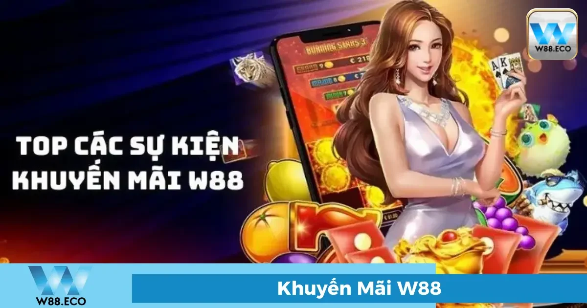 Các chương trình khuyến mãi nổi bật tại W88